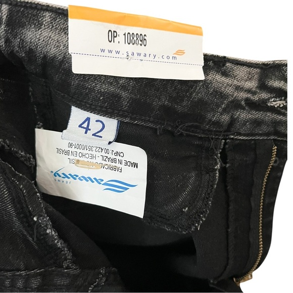 Sawary Women’s Size 42 Light Gray Butt Lifting Shape Up Stretch Jeans Waist 28 - Picture 9 of 10